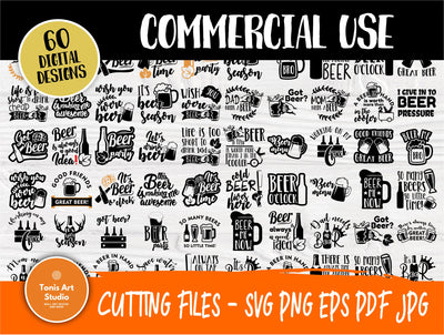 Beer SVG, Beer Signs, Drinking Svg, Alcohol Svg SVG TonisArtStudio 