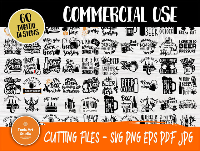 Beer SVG, Beer Signs, Drinking Svg, Alcohol Svg SVG TonisArtStudio 