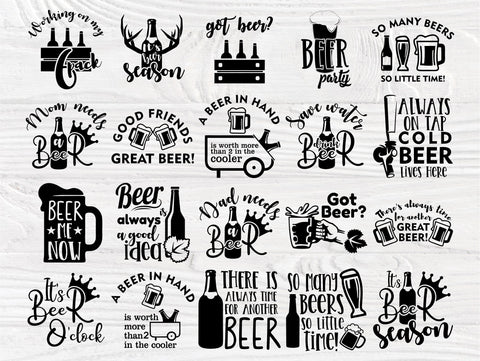 Beer SVG, Beer Signs, Drinking Svg, Alcohol Svg SVG TonisArtStudio 