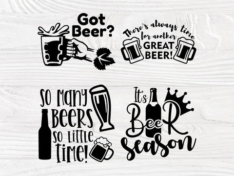 Beer SVG Bundle, Beer Quotes Svg, Beer Cut Files, Svg Cut Files SVG TonisArtStudio 