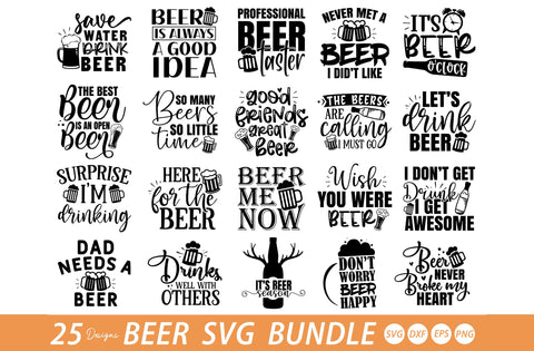 Beer SVG Bundle, Beer Quotes SVG Designs, Beer Glass SVG, Alcohol Quotes Svg Png Dxf Eps, Beer Svg file for Cricut, Silhouette, Cut file SVG MD mominul islam 