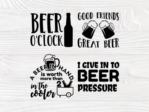 Beer SVG Bundle, Craft Beer Svg, Alcohol Cut Files SVG TonisArtStudio 