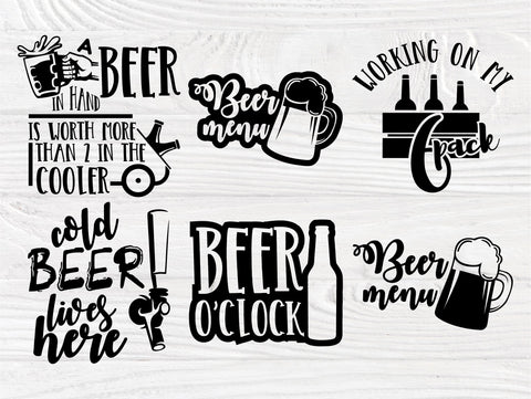 Beer SVG Bundle, Craft Beer Svg, Alcohol Cut Files SVG TonisArtStudio 