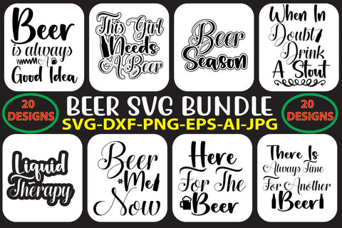 Beer SVG Bundle SVG Syaman 