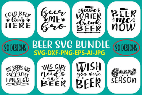 Beer SVG Bundle SVG Syaman 