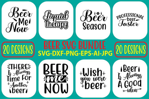Beer SVG Bundle SVG Syaman 