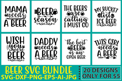 Beer Svg Bundle SVG Syaman 