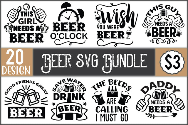 Beer Svg Design Bundle SVG Creativeart88 