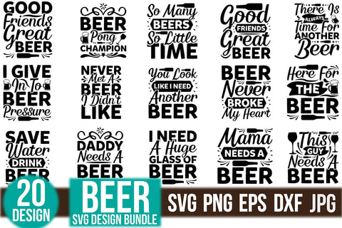 Beer SVG Design Bundle SVG Rupkotha 