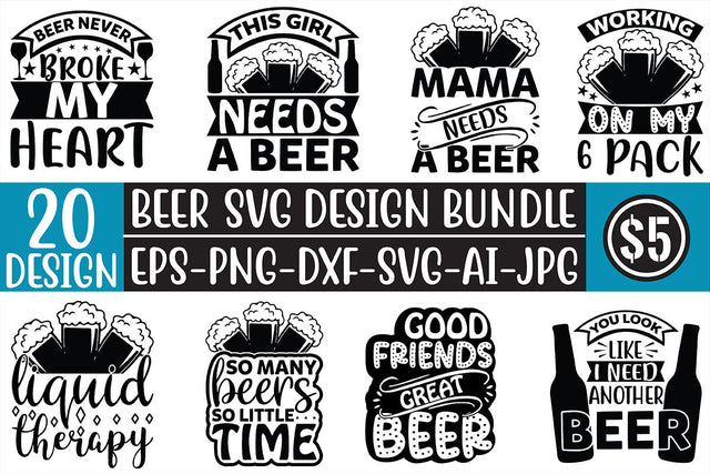 Beer SVG Design Bundle SVG Rupkotha 