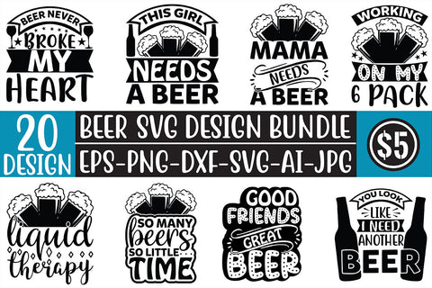 Beer SVG Design Bundle SVG Rupkotha 