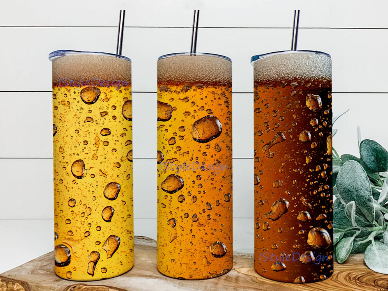Beer Glass Sublimation Tumbler Designs, Beer 20oz Skinny Tumbler Wrap  Template - PNG Digital Download - So Fontsy