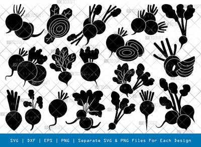 Beet Silhouette, Beet SVG, Food Item Svg, Vegetable Svg, Beetroot Svg, Beet Bundle, SB00901 SVG ETC Craft 