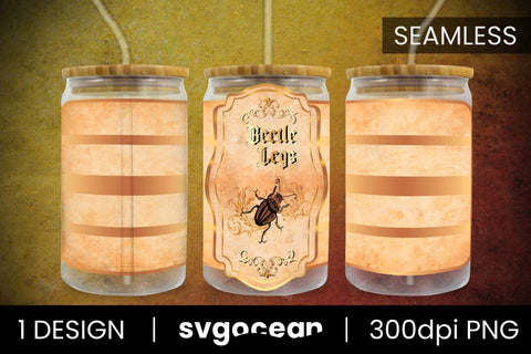 Beetle Legs Can Glass PNG Sublimation SvgOcean 