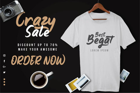 Begat Font twinletter 