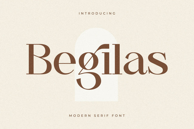 Begilas Typeface Font Storytype Studio 