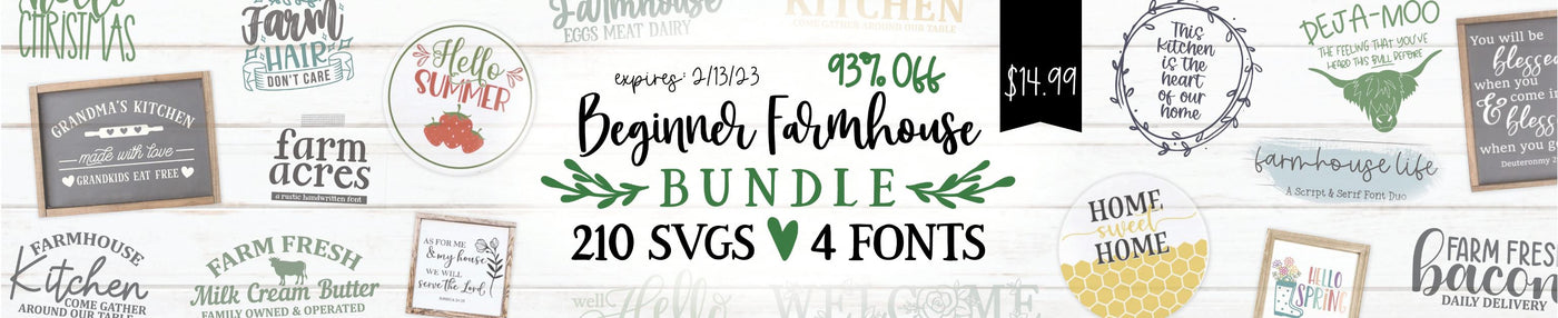 Beginner Farmhouse Bundle
