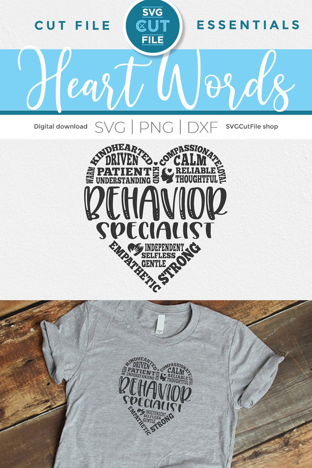 Behavior specialist svg for Cricut or Silhouette SVG SVG Cut File 