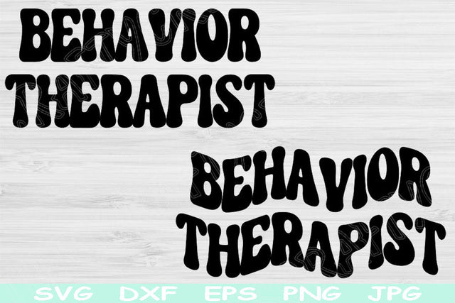 Behavior Therapist Svg, BT Svg, BCBA Svg, Dxf, Eps, Png Instant Digital Download Design Cut Files For Cricut, Glowforge, Silhouette Vector SVG TiffsCraftyCreations 