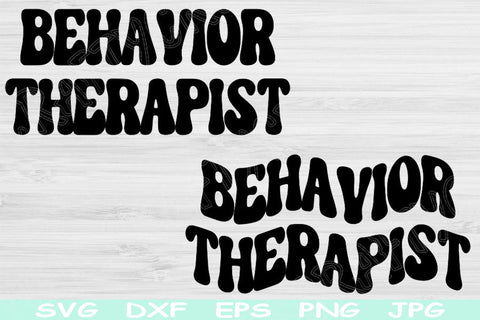 Behavior Therapist Svg, BT Svg, BCBA Svg, Dxf, Eps, Png Instant Digital Download Design Cut Files For Cricut, Glowforge, Silhouette Vector SVG TiffsCraftyCreations 