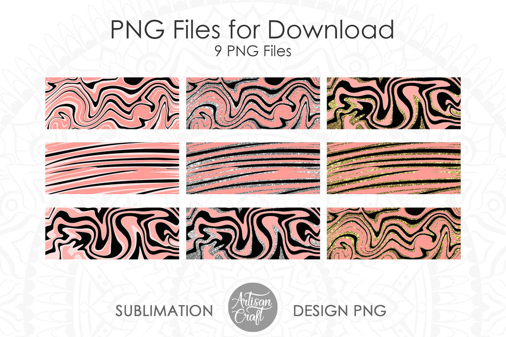 Beige and black art for 11oz mug sublimation template | So Fontsy