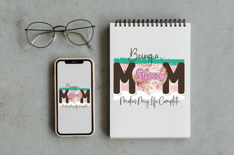 Being a Mom Makes My Life Complete Sublimation Sublimation Jagonath Roy 