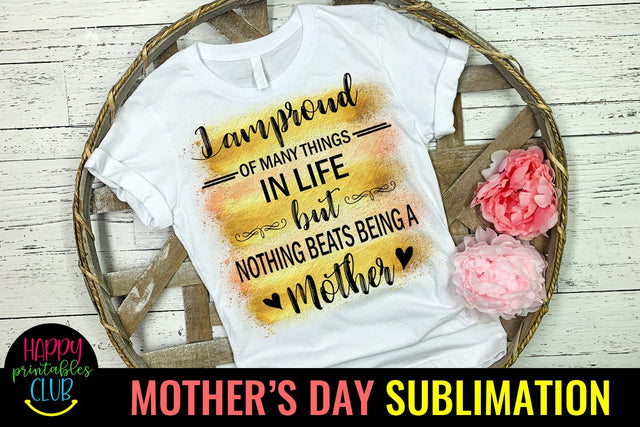 Being a Mom-Mothers Day Sublimation-Mom Sublimation PNG Sublimation Happy Printables Club 
