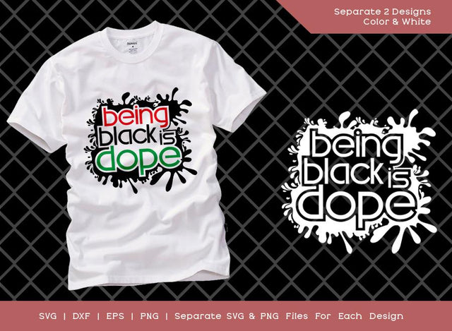 Being Black is Dope SVG Cut File | Black History Month Svg | African Black Man Svg | Black Girl Svg | African American T-shirt Design SVG ETC Craft 