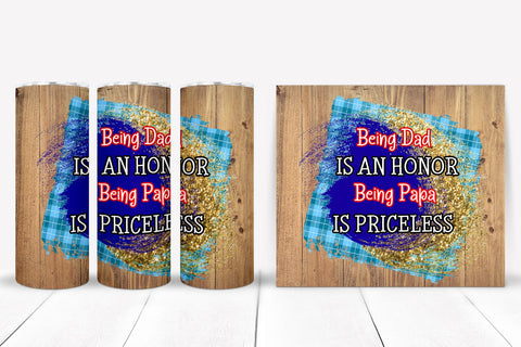 Being Dad I Father's Day Tumbler Sublimation I 20 Oz Tumbler Sublimation Happy Printables Club 