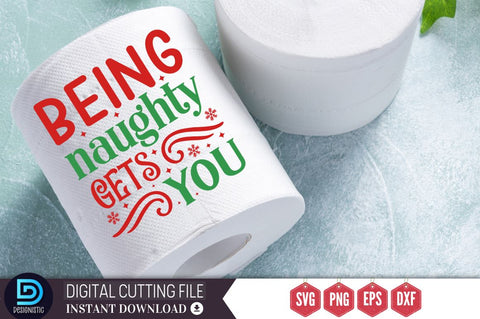 being naughty gets you SVG SVG DESIGNISTIC 