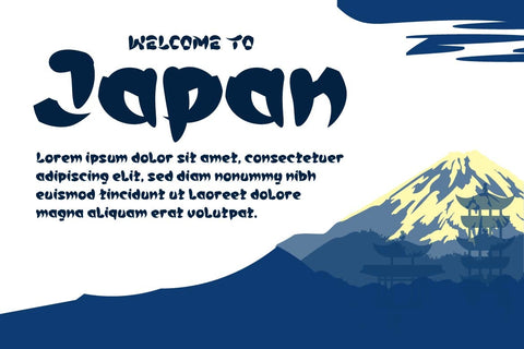 BEJO - Japanese style font Font twinletter 