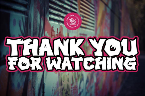 BEKORG Font twinletter 