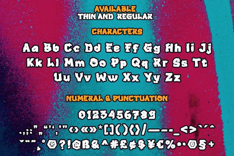 BEKORG Font twinletter 