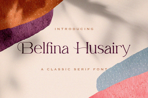 Belfina Husairy - Classic Serif Font Font StringLabs 
