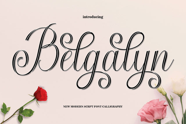 Belgalin font duo Font Rtceative 