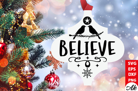 Believe Cardinal Arabesque SVG akazaddesign 