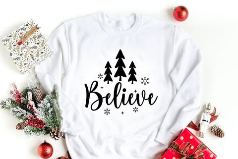 Believe, Christmas SVG SVG FiveStarCrafting 