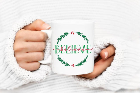Believe - Christmas SVG SVG So Fontsy Design Shop 