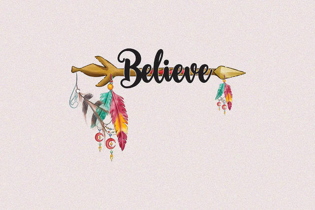 Believe Dream Catcher Sublimation Sublimation Rupkotha 