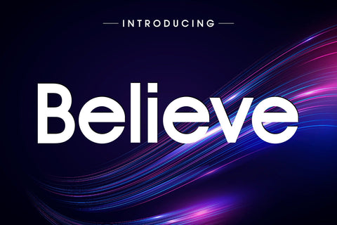 Believe Font Font Fox7 By Rattana 