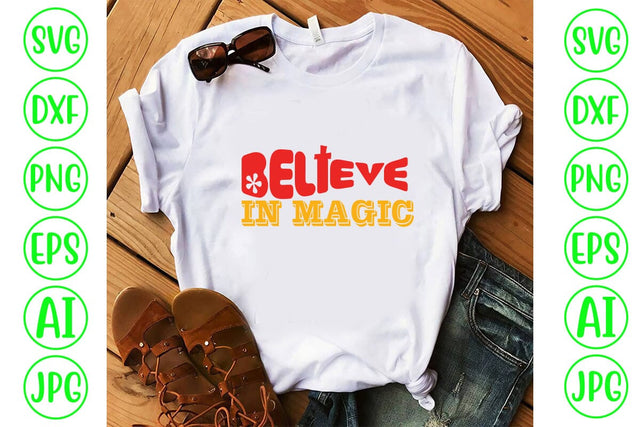 Believe In Magic Retro SVG SVG Syaman 