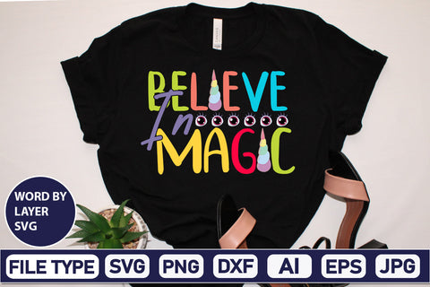 Believe In Magic SVG Cut File SVG DesignPlante 503 