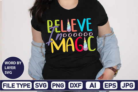 Believe In Magic SVG Cut File SVG DesignPlante 503 