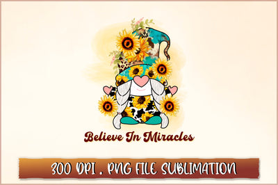 Believe in miracles Sublimation SVG Shetara Begum 