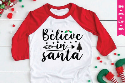 Believe in Santa SVG md faruk hossain 