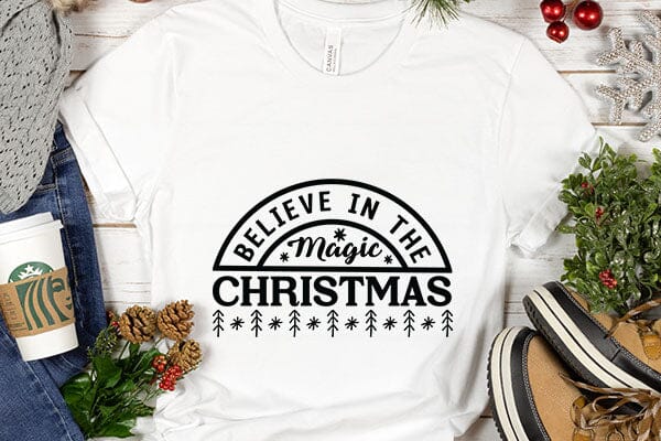 Believe in the magic christmas SVG Angelina750 