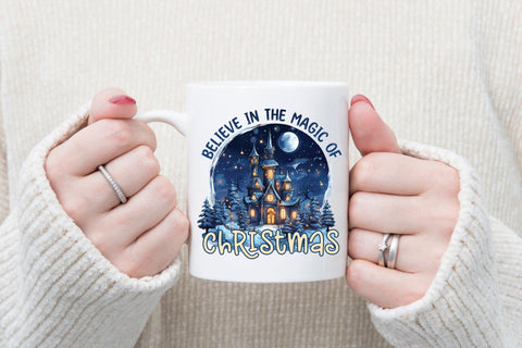 Believe in the Magic of Christmas PNG Sublimation CraftLabSVG 