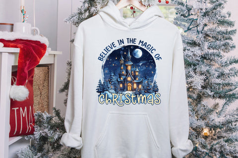 Believe in the Magic of Christmas PNG Sublimation CraftLabSVG 