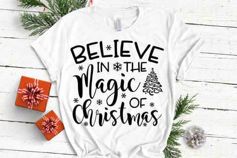 Believe In The Magic Of Christmas SVG - Christmas Quote SVG SVG She Shed Craft Store 