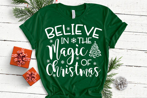 Believe In The Magic Of Christmas SVG - Christmas Quote SVG SVG She Shed Craft Store 